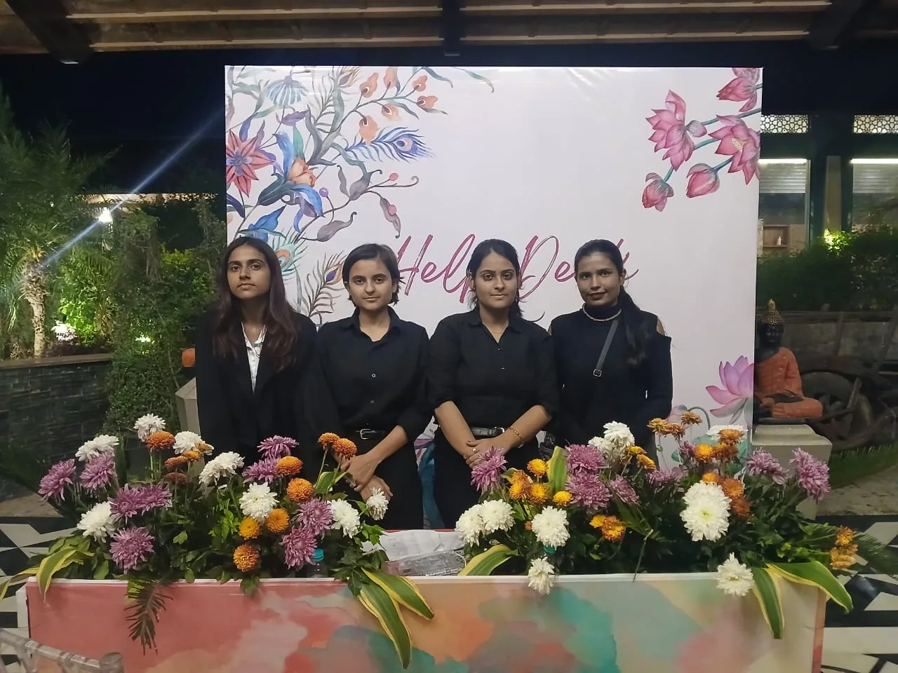 Event hospitality welcome desk